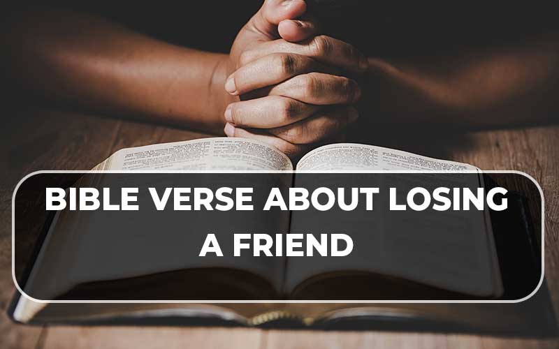 Bible Verse About Losing A Friend