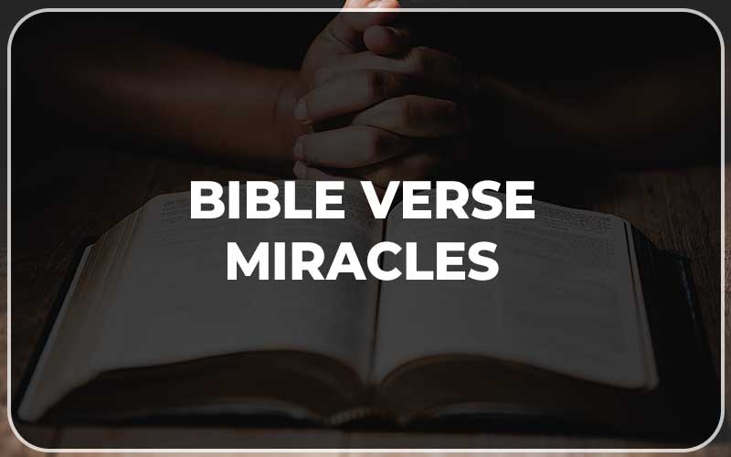 Bible Verse About Miracles