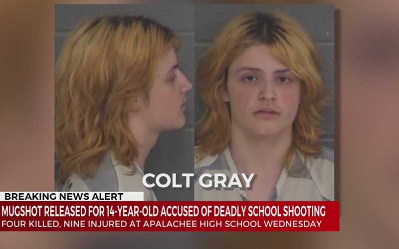 Mugshot released of 14-year-old Georgia high school shooting suspect